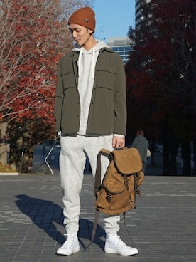 「BANANA REPUBLIC」｜「アイテム（その他アウター）」を使った、BANANAREPUBLICさん（メンズ・176cm）の冬コーディネート