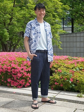 BANANAREPUBLICさん（メンズ・173cm）の春コーディネート