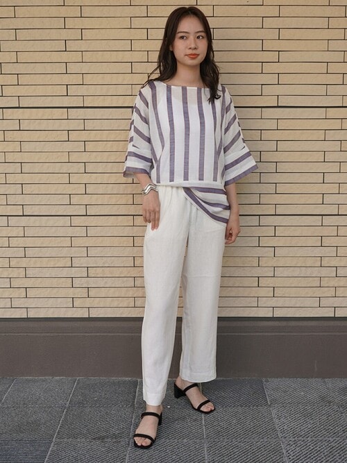 三井アウトレットパーク横浜ベイサイドbananarepublicさんのシャツ ブラウスを使ったコーディネート Zozotown