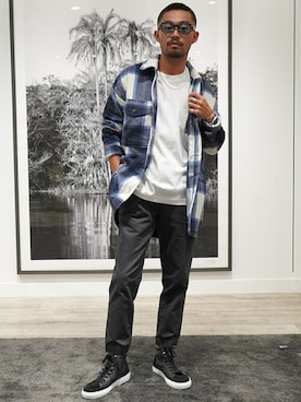 「BANANA REPUBLIC」｜「アイテム（その他アウター）」を使った、BANANAREPUBLICさん（メンズ・171cm）の秋コーディネート