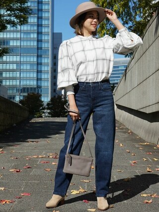 【Isabel Marant】Oriane バレルレッグジーンズ ブルーデニム Banana Republic（バナナリパブリック）の「ハイライズ バレル