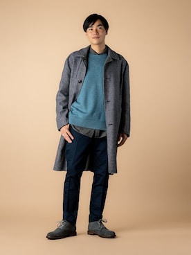 「BANANA REPUBLIC」｜「アイテム（その他アウター）」を使った、BANANAREPUBLICさん（メンズ・173cm）の冬コーディネート