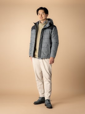 「BANANA REPUBLIC」｜「アイテム（その他アウター）」を使った、BANANAREPUBLICさん（メンズ・188cm）の冬コーディネート