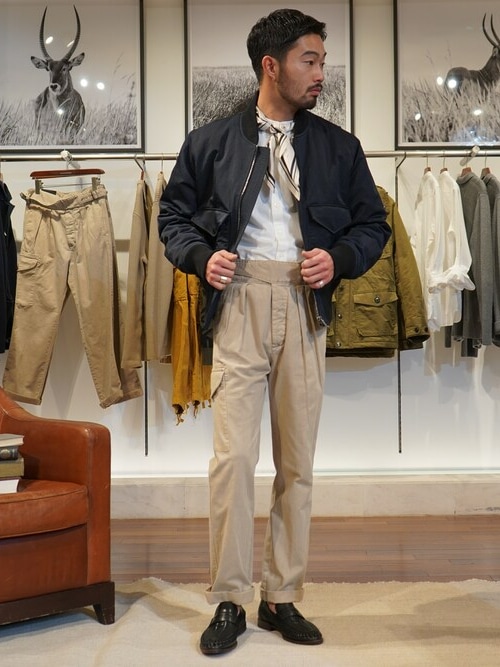 Bananarepublic 三井アウトレットパーク 木更津 Banana Republicのブルゾンを使ったコーディネート Wear