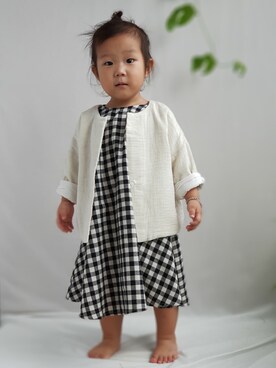 「autumn look」｜「アイテム（ワンピース/ドレス）」を使った、marry&jane boutiqueさん（キッズ・100cm）の夏コーディネート