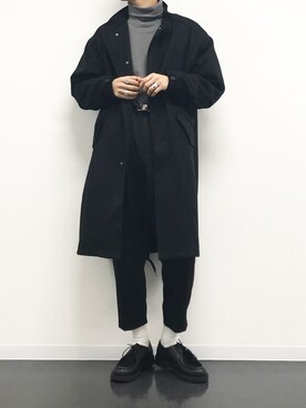 「SENSE OF PLACE by URBAN RESEARCH（センスオブプレイスバイアーバンリサーチ）のアイテム（モッズコート）」を使った、kanayamataiseiさん（メンズ・178cm）の冬コーディネート