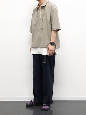 「commono reproducts（コモノリプロダクツ）のアイテム」を使った、kanayamataiseiさん（メンズ・178cm）の春コーディネート