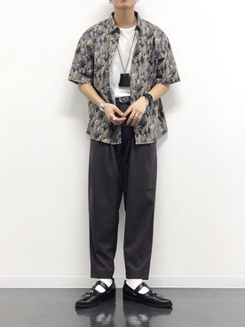 「TOGA（トーガ）のアイテム」を使った、kanayamataiseiさん（メンズ・178cm）の夏コーディネート
