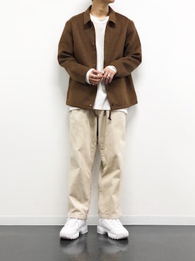 「シンプルおしゃれが好き」｜「アイテム（その他アウター）」を使った、kanayamataiseiさん（メンズ・178cm）の秋コーディネート