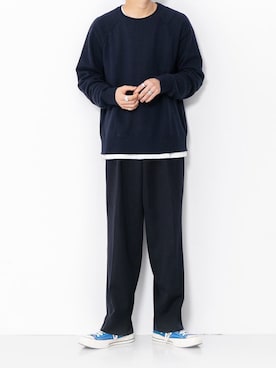 「Paul Smith（ポールスミス）のアイテム（パンツ）」を使った、kanayamataiseiさん（メンズ・178cm）の秋コーディネート
