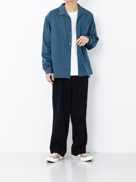 「Paul Smith（ポールスミス）のアイテム（パンツ）」を使った、kanayamataiseiさん（メンズ・178cm）の冬コーディネート