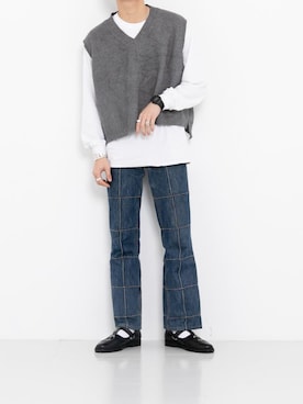 「TOGA（トーガ）のアイテム」を使った、kanayamataiseiさん（メンズ・178cm）の冬コーディネート
