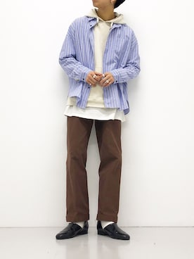 「ITTY BITTY（イッティービッティー）のアイテム（パンツ）」を使った、kanayamataiseiさん（メンズ・178cm）の春コーディネート