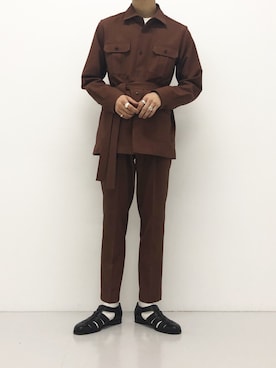 「URBAN RESEARCH（アーバンリサーチ）のアイテム（スラックス）」を使った、kanayamataiseiさん（メンズ・178cm）の春コーディネート