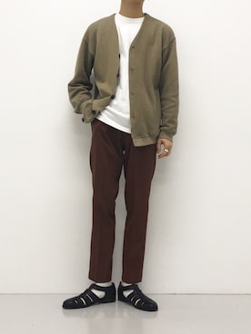 「URBAN RESEARCH（アーバンリサーチ）のアイテム（スラックス）」を使った、kanayamataiseiさん（メンズ・178cm）の春コーディネート