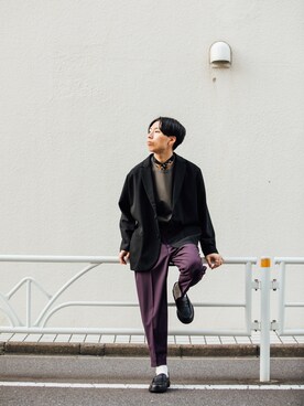 「セパレート」｜「アイテム（ジャケット/アウター）」を使った、kanayamataiseiさん（メンズ・177cm）の夏コーディネート
