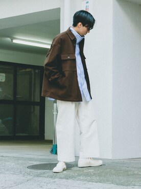 「RYO TAKASHIMA（リョウタカシマ）のアイテム（トップス）」を使った、kanayamataiseiさん（メンズ・177cm）の秋コーディネート