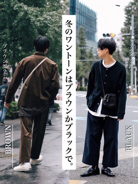 「URBAN RESEARCH（アーバンリサーチ）のアイテム（ジャケット/アウター）」を使った、kanayamataiseiさん（メンズ・177cm）の秋コーディネート