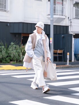 「STUDIO NICHOLSON（スタジオニコルソン）のアイテム（ジャケット/アウター）」を使った、kanayamataiseiさん（メンズ・177cm）の春コーディネート