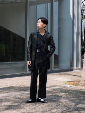 「semoh（セモー）のアイテム」を使った、kanayamataiseiさん（メンズ・177cm）の春コーディネート