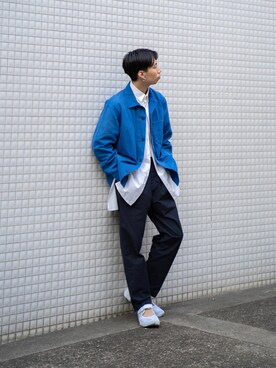 「DIGAWEL（ディガウェル）のアイテム」を使った、kanayamataiseiさん（メンズ・177cm）の春コーディネート