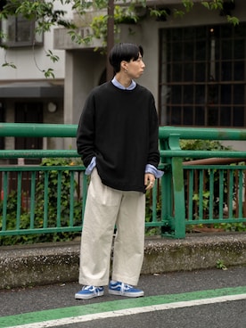 「RYO TAKASHIMA（リョウタカシマ）のアイテム（トップス）」を使った、kanayamataiseiさん（メンズ・177cm）の春コーディネート