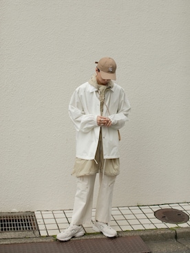 「Steven Alan（スティーブンアラン）のアイテム（スニーカー）」を使った、kanayamataiseiさん（メンズ・177cm）の春コーディネート