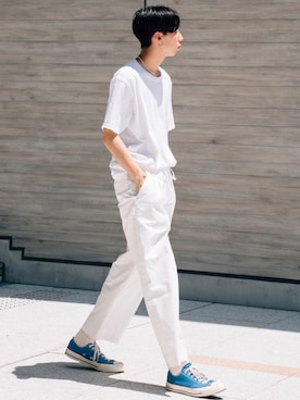「Steven Alan（スティーブンアラン）のアイテム（レッグウェア）」を使った、kanayamataiseiさん（メンズ・177cm）の夏コーディネート