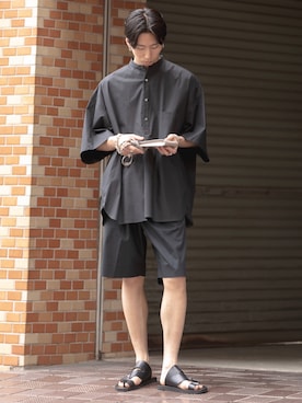 「URBAN RESEARCH（アーバンリサーチ）のアイテム（パンツ）」を使った、kanayamataiseiさん（メンズ・177cm）の夏コーディネート