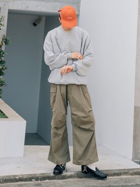 「Graphpaper（グラフペーパー）のアイテム（パンツ）」を使った、kanayamataiseiさん（メンズ・177cm）の夏コーディネート