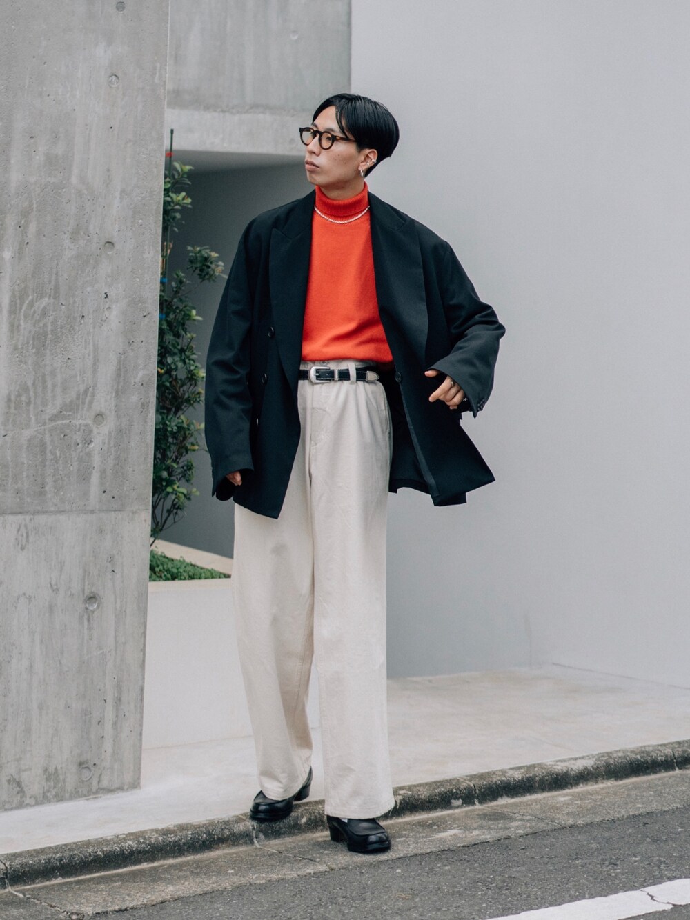 BATONER】FLEECE WOOL TURTLE NACK/フリースウール
