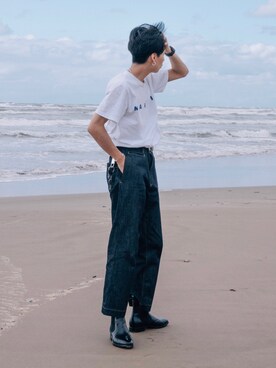 「Handmade（ハンドメイド）のアイテム」を使った、kanayamataiseiさん（メンズ・177cm）の秋コーディネート