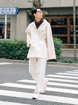 「Handmade（ハンドメイド）のアイテム」を使った、kanayamataiseiさん（メンズ・177cm）の秋コーディネート
