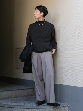 「URBAN RESEARCH（アーバンリサーチ）のアイテム（パンツ）」を使った、kanayamataiseiさん（メンズ・177cm）の秋コーディネート