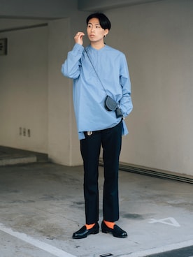 「ITTI（イッチ）のアイテム」を使った、kanayamataiseiさん（メンズ・177cm）の秋コーディネート