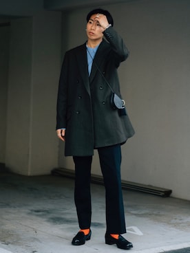 「ITTI（イッチ）のアイテム」を使った、kanayamataiseiさん（メンズ・177cm）の秋コーディネート