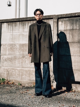 「beautiful people（ビューティフルピープル）のアイテム（ジャケット/アウター）」を使った、kanayamataiseiさん（メンズ・177cm）の冬コーディネート