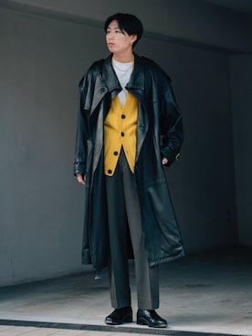 「Handmade（ハンドメイド）のアイテム」を使った、kanayamataiseiさん（メンズ・177cm）の冬コーディネート
