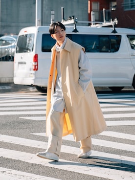 「春物」｜「アイテム（その他）」を使った、kanayamataiseiさん（メンズ・177cm）の冬コーディネート