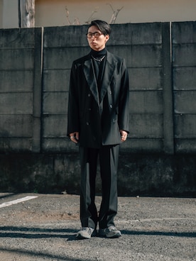 「no brand（ノーブランド）のアイテム（ジャケット/アウター）」を使った、kanayamataiseiさん（メンズ・177cm）の冬コーディネート