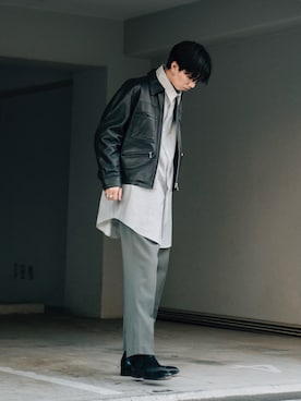 「Handmade（ハンドメイド）のアイテム」を使った、kanayamataiseiさん（メンズ・177cm）の冬コーディネート