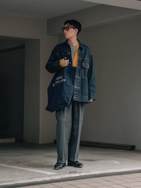 「beautiful people（ビューティフルピープル）のアイテム（ジャケット/アウター）」を使った、kanayamataiseiさん（メンズ・177cm）の冬コーディネート