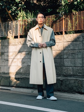 「COMMON PROJECTS（コモンプロジェクト）のアイテム」を使った、kanayamataiseiさん（メンズ・177cm）の冬コーディネート