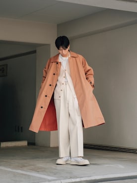 「beautiful people（ビューティフルピープル）のアイテム（ジャケット/アウター）」を使った、kanayamataiseiさん（メンズ・177cm）の冬コーディネート