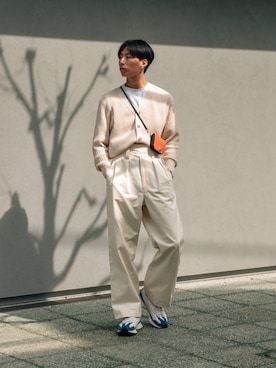 「ITTI（イッチ）のアイテム」を使った、kanayamataiseiさん（メンズ・177cm）の春コーディネート