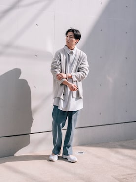 「confect（コンフォクト）のアイテム」を使った、kanayamataiseiさん（メンズ・177cm）の春コーディネート