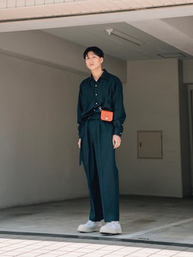 「ITTI（イッチ）のアイテム」を使った、kanayamataiseiさん（メンズ・177cm）の春コーディネート