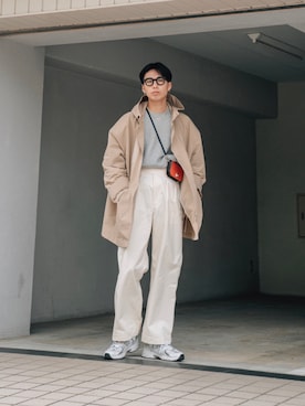 「ITTI（イッチ）のアイテム」を使った、kanayamataiseiさん（メンズ・177cm）の春コーディネート