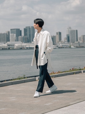 「COMMON PROJECTS（コモンプロジェクト）のアイテム」を使った、kanayamataiseiさん（メンズ・177cm）の春コーディネート