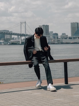 「beautiful people（ビューティフルピープル）のアイテム（ジャケット/アウター）」を使った、kanayamataiseiさん（メンズ・177cm）の春コーディネート